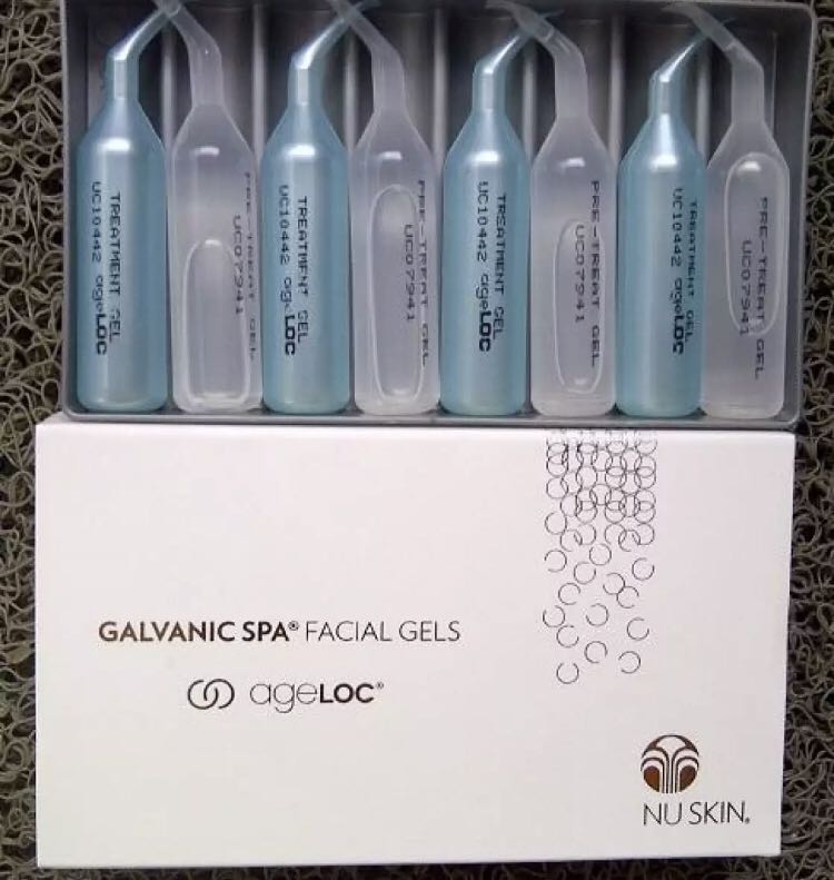 AgeLoc Galvanic Spa Facial Gels 4 pairs x 4ml each, Beauty & Personal