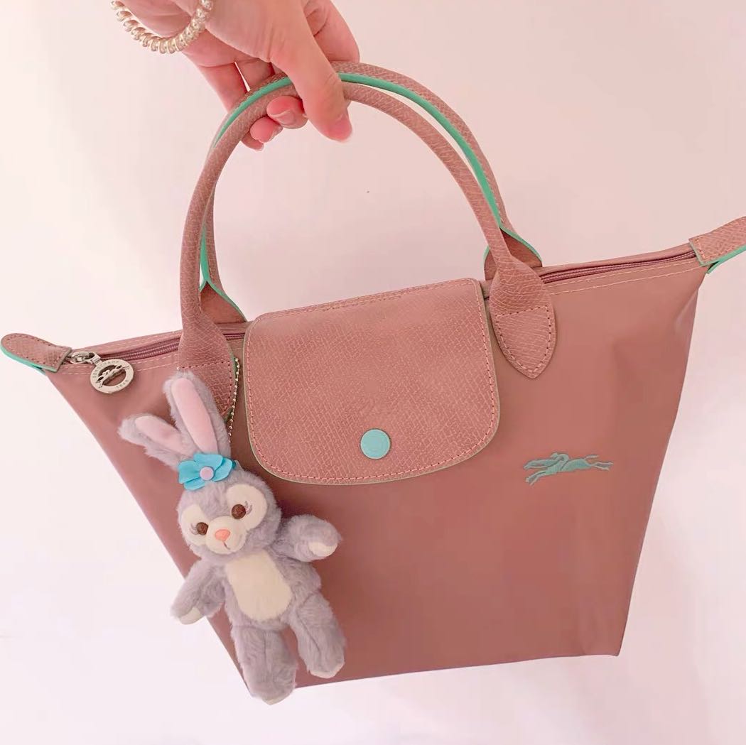 longchamp le pliage small pink