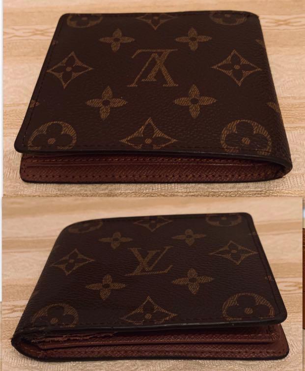 Authentic Louis Vuitton Monogram Canvas Leather Billfold Wallet, M60223