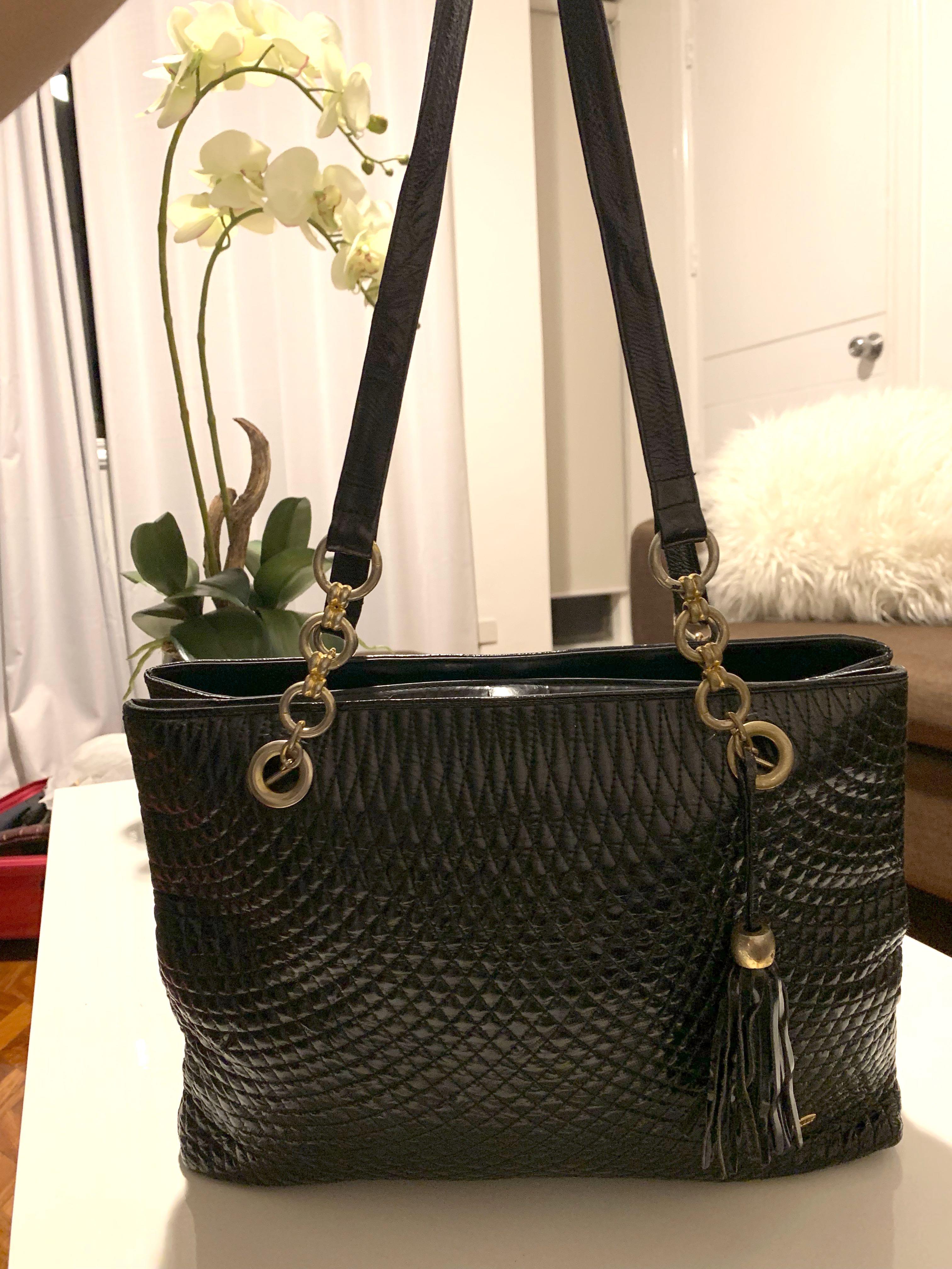 Bally Black Quilted Shoulder Bag