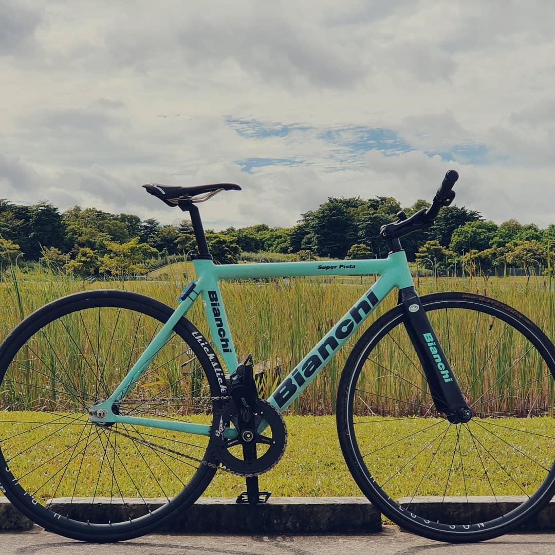 Bianchi super sales pista blue