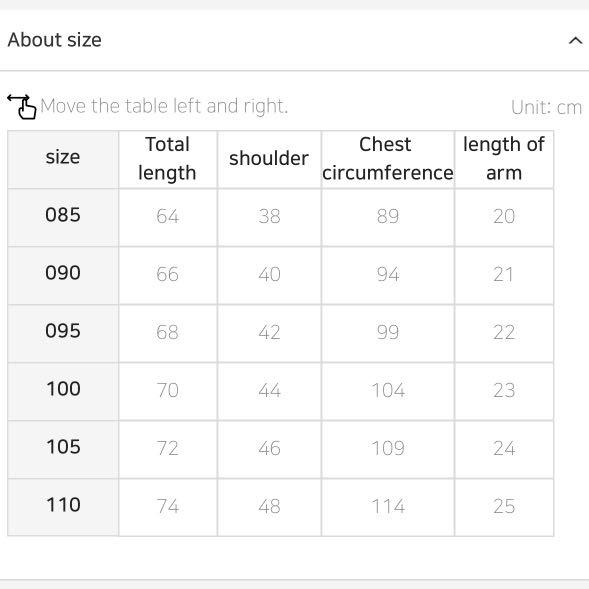 Fila korea hotsell size chart
