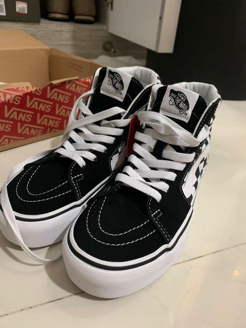Brand New Vans Checkered High Tops Sneaker
