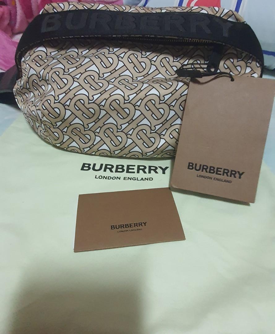 Burberry medium monogram print bum bag new arrivals