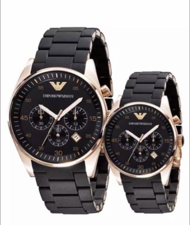 Emporio Armani Watch couple, Luxury 