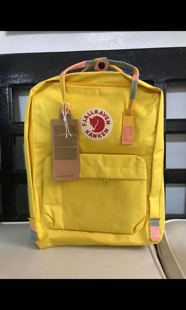 Pastel yellow kanken sales