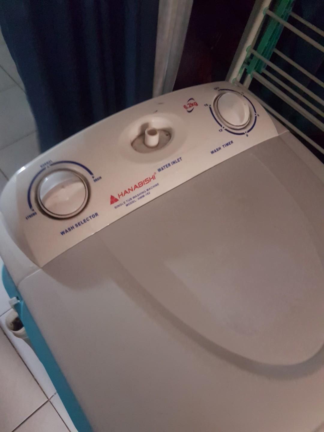 Hanabishi Single Washing Machine Home Furniture Home Appliances Washing Machines And Dryers On Carousell
