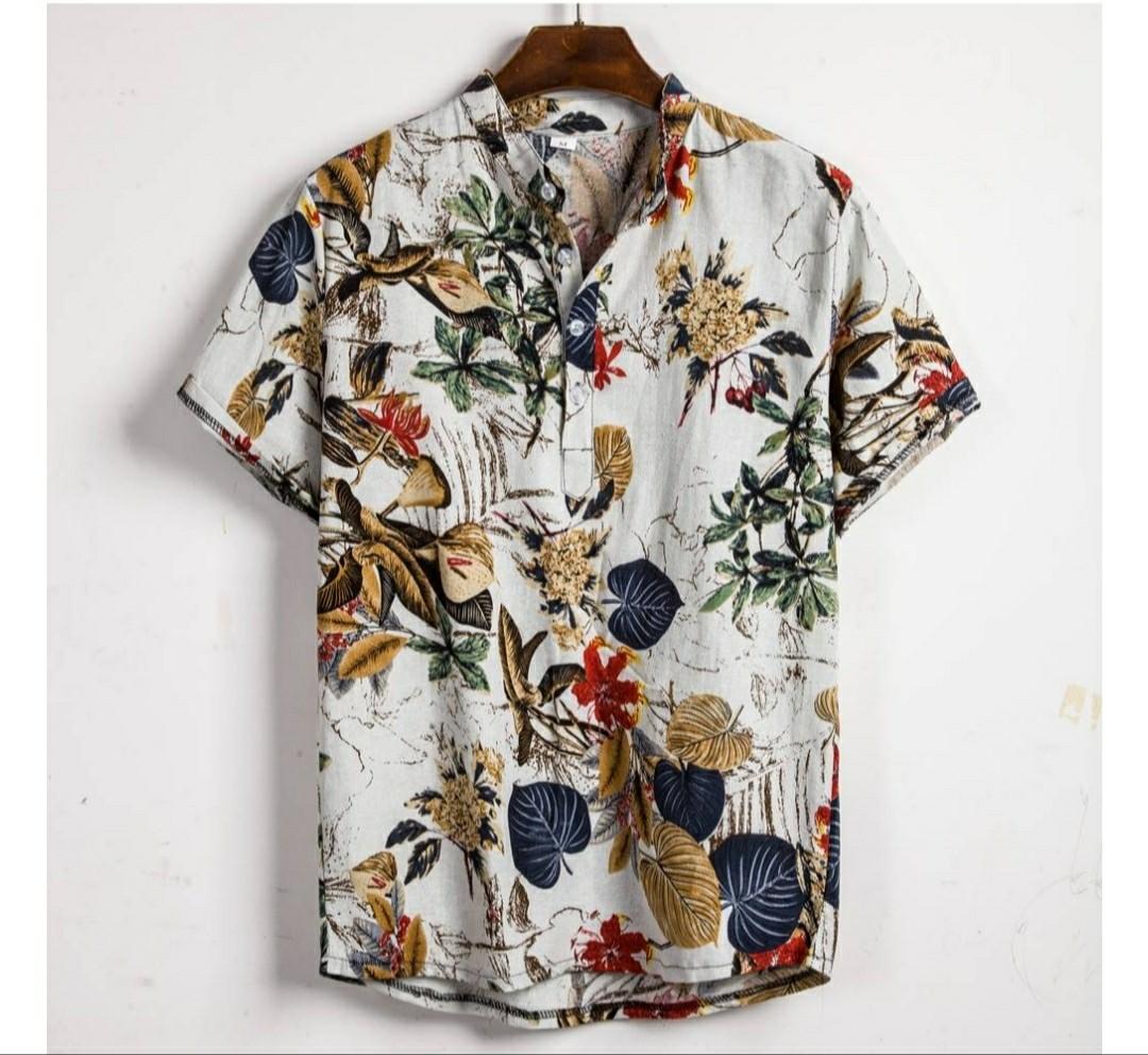 Hawaiian Shirt Men Shirt Short Sleeve Men S Fashion Clothes