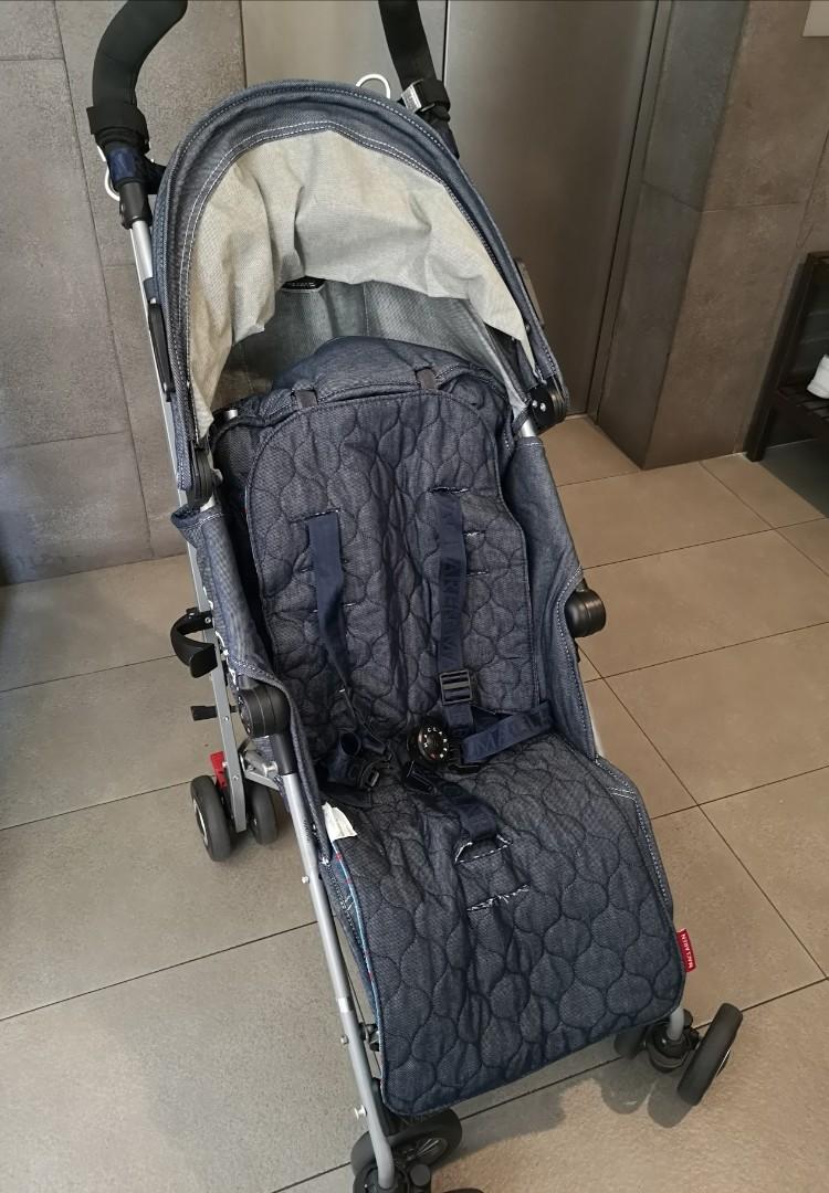 Maclaren Quest Denim Indigo, Babies & Kids, Going Out, Strollers on