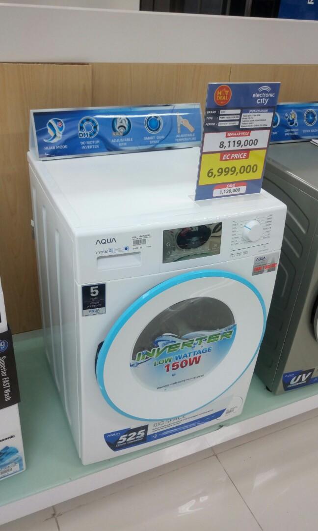 Mesin Cuci Aqua Japan 70kg Material Body Stainless Stell Dan Dp Hanya Rp 900 000 Elektronik Lainnya Di Carousell