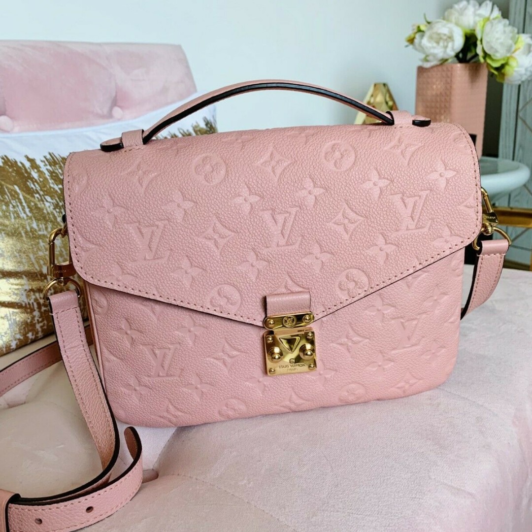 Mint Authentic Louis Vuitton LV Bag Monogram Empreinte Pochette Metis Rose  Pink, Luxury, Bags & Wallets on Carousell
