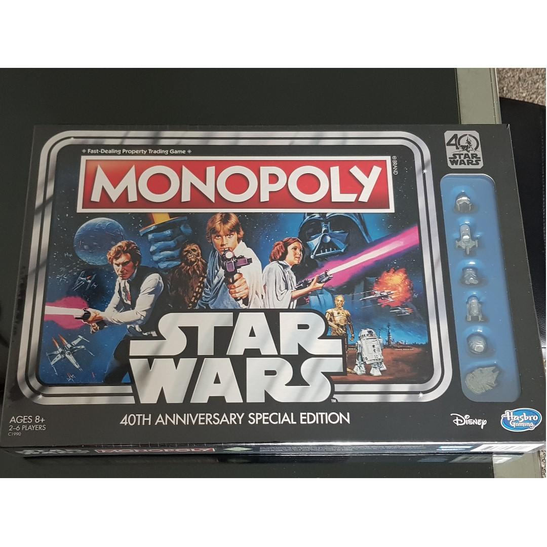 star wars monopoly 40th edition