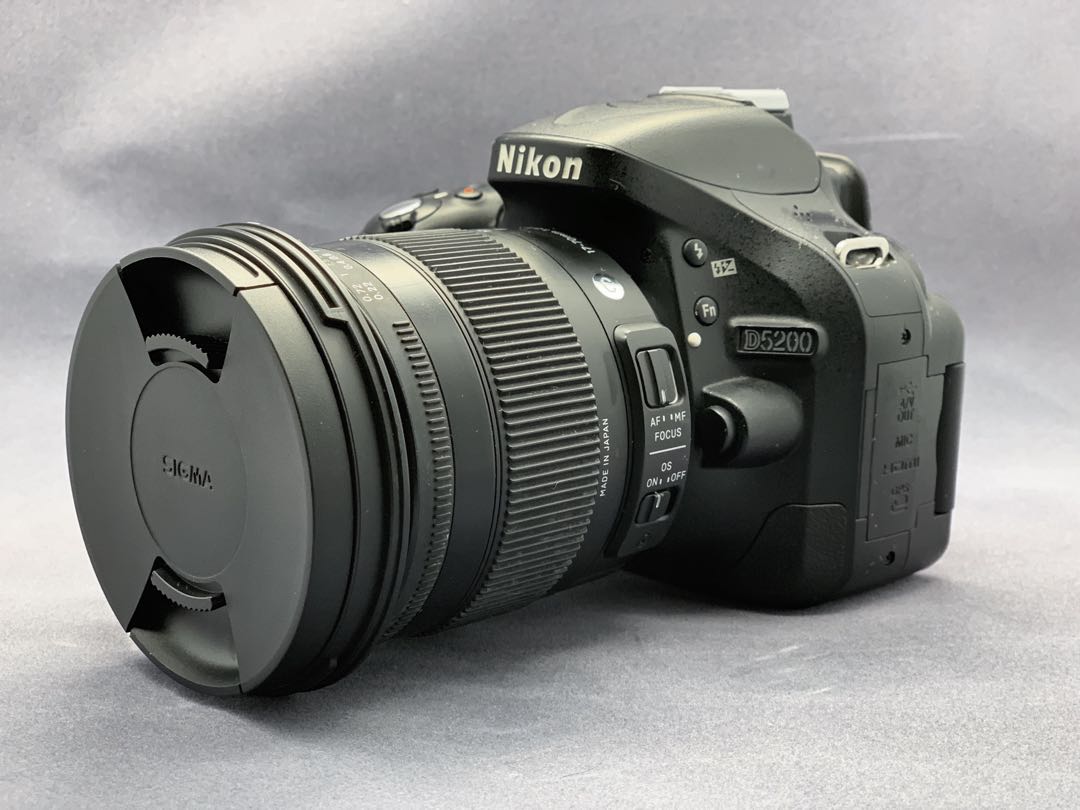 Nikon D5200 + Sigma 17-70, 攝影器材, 鏡頭及裝備- Carousell