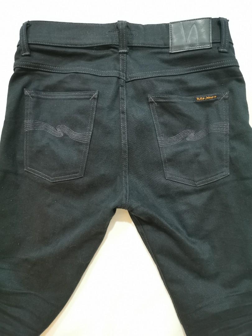 Nudie Dude Dan Dry Everblack Denim