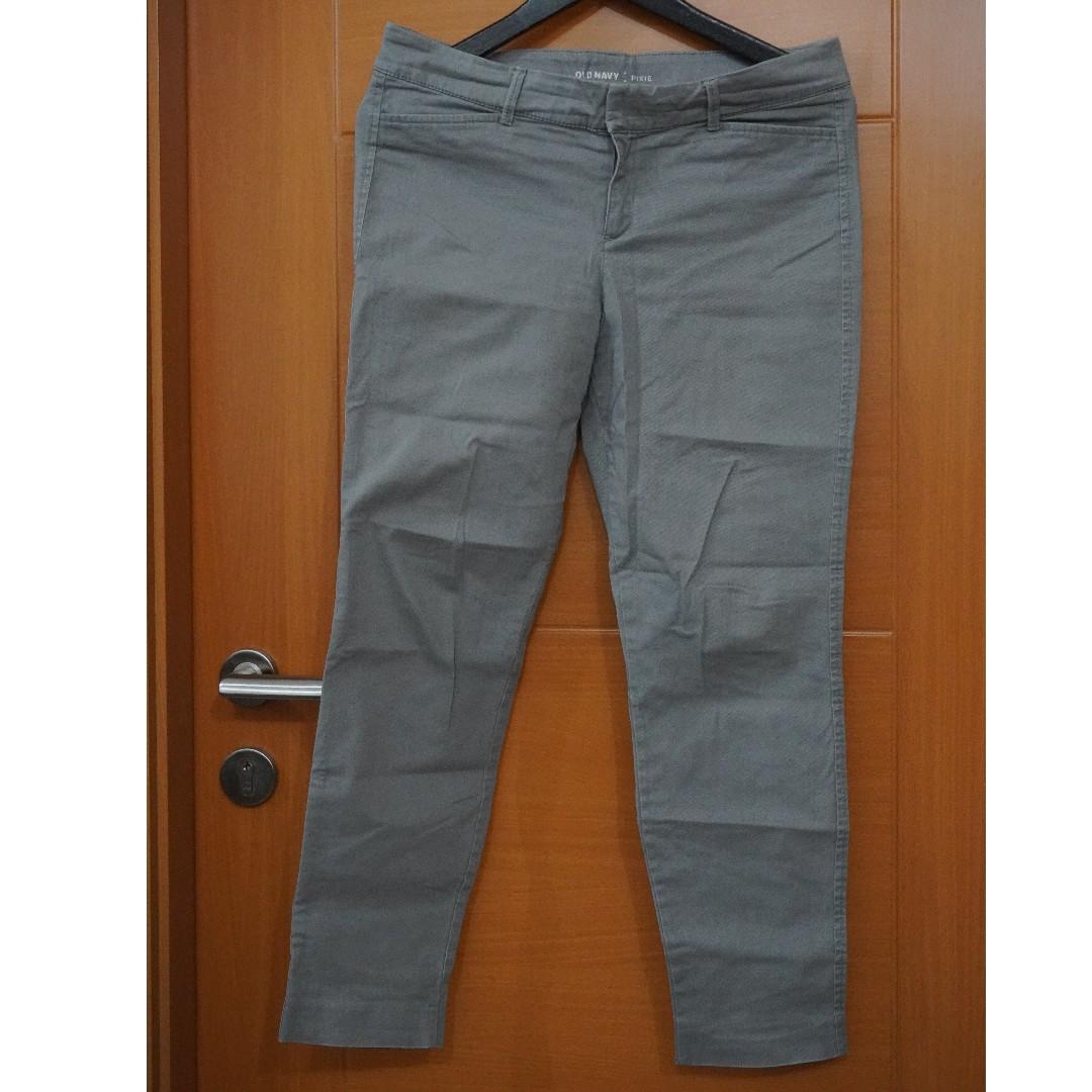 mid rise pixie ankle pants old navy