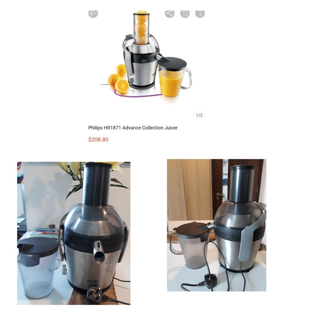 Philips Juicer, TV & Home Appliances, Kitchen Appliances, Juicers
