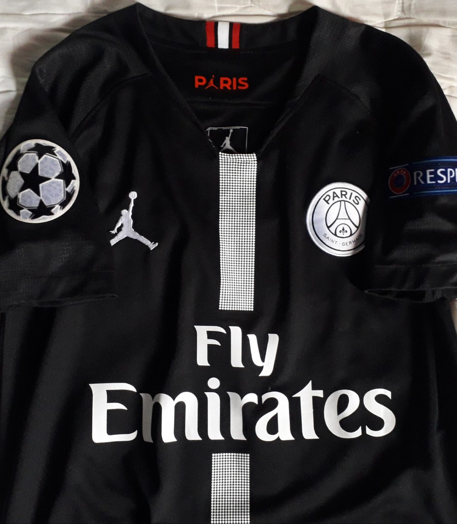 Psg jordan champions league jersey hotsell