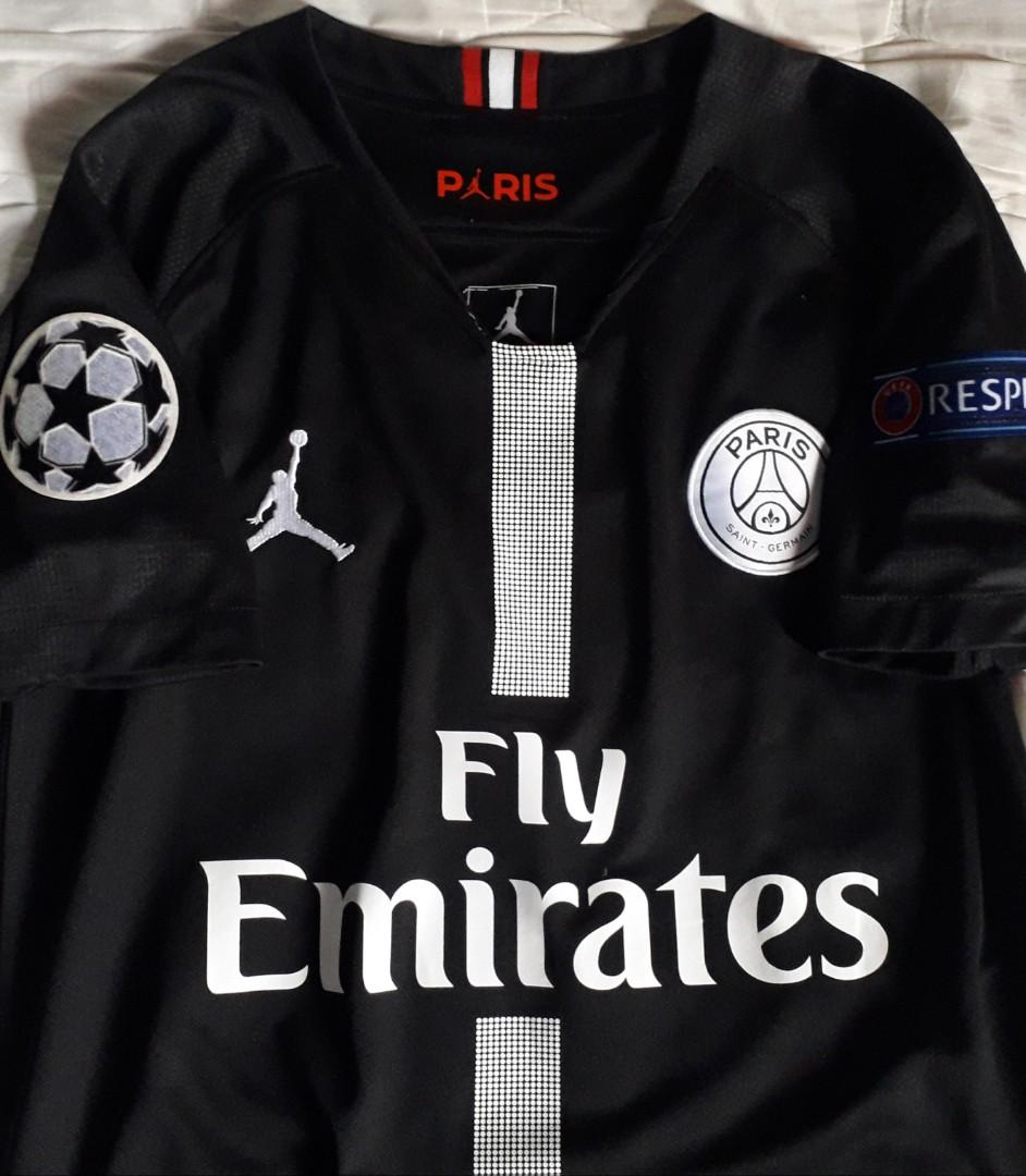 Psg Jordan 3rd Jersey Ucl 18 19 Size S Sports Sports Apparel On Carousell