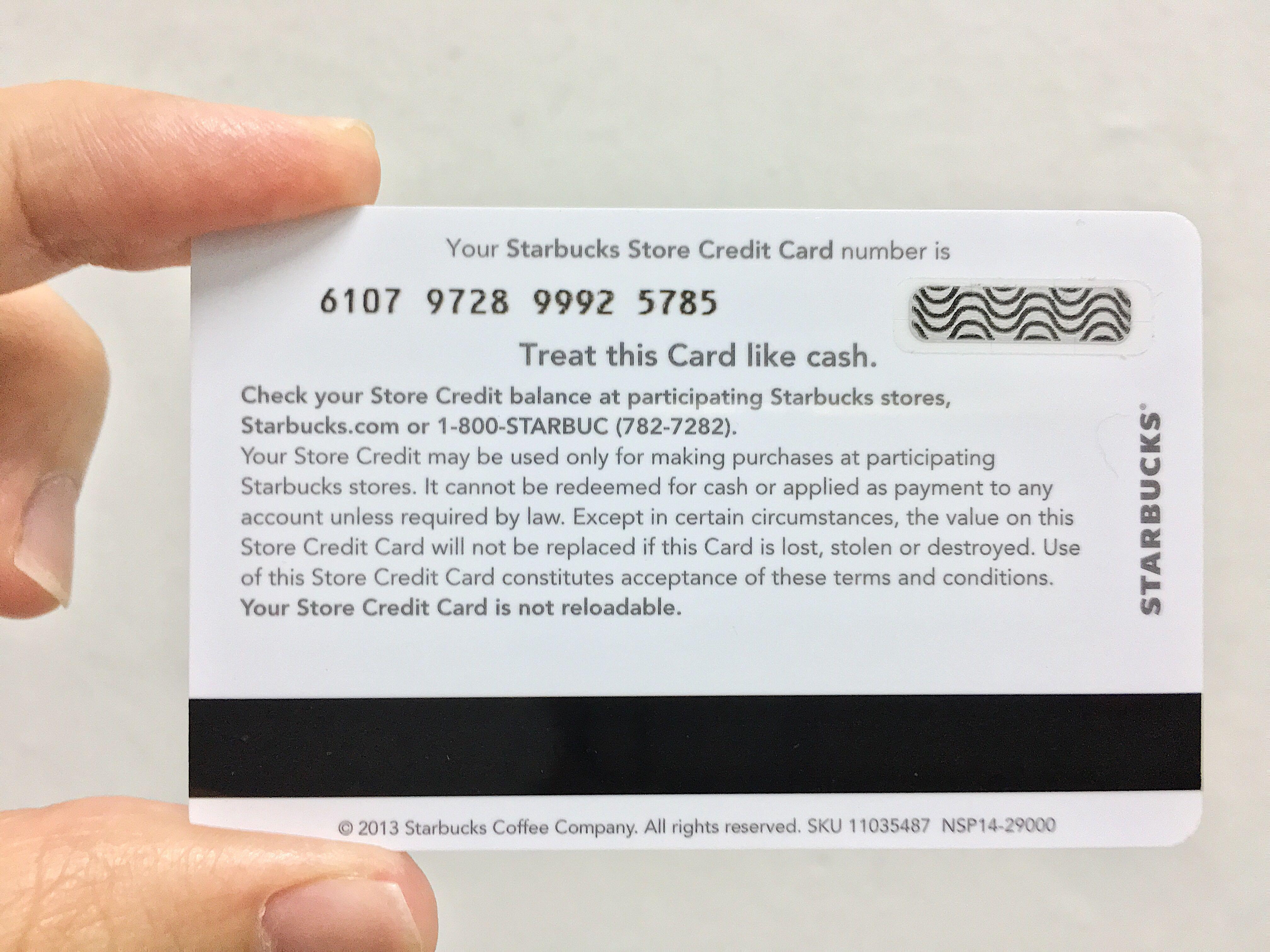 Starbucks White Store Credit Gift Card (2013), Hobbies & Toys ...
