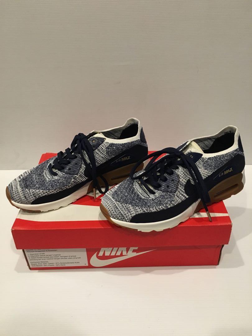 Uomo Nike Air Max 90 Essential Bianche Sapphire Blu Nere