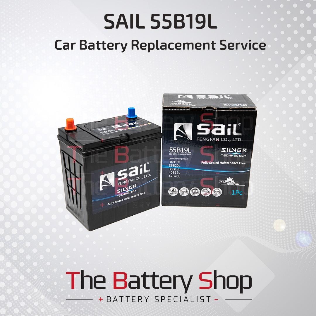 Sail Car Battery 55b19l Car Battery Replacement Car Accessories Accessories On Carousell