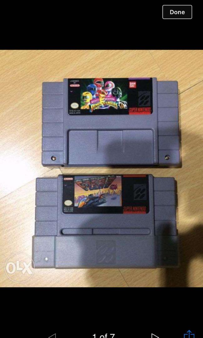 Snes Original Game Cartridges Video Gaming Video Games Nintendo On Carousell