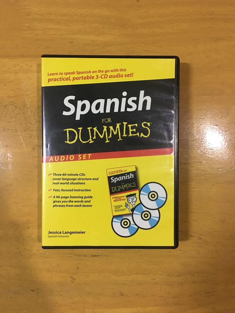 Spanish For Dummies Cd Audio Set Books Books On Carousell