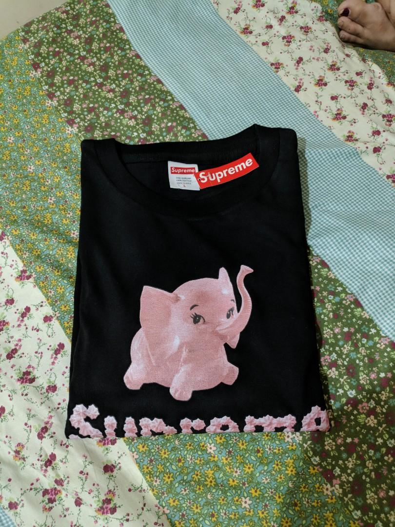 Supreme elephant tee black deals