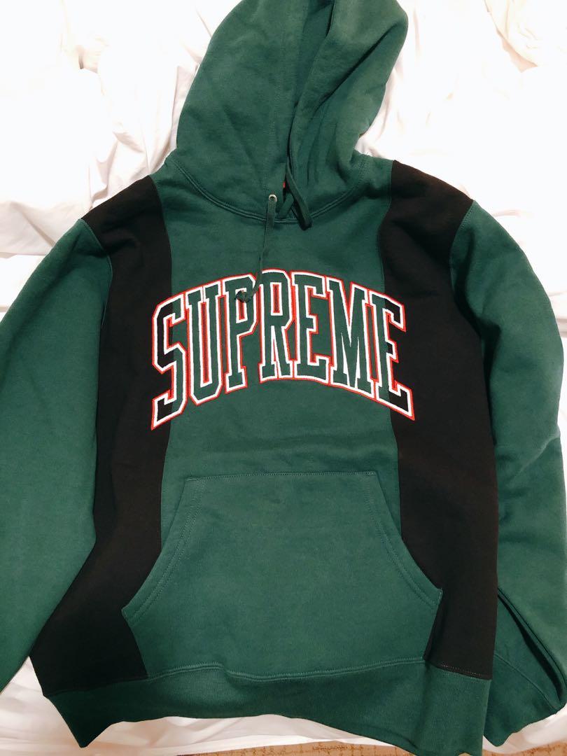 supreme paneled arc hoodie
