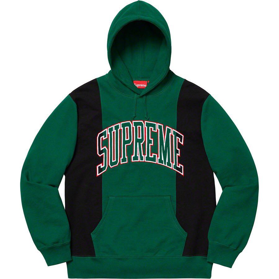 supreme paneled arc hoodie