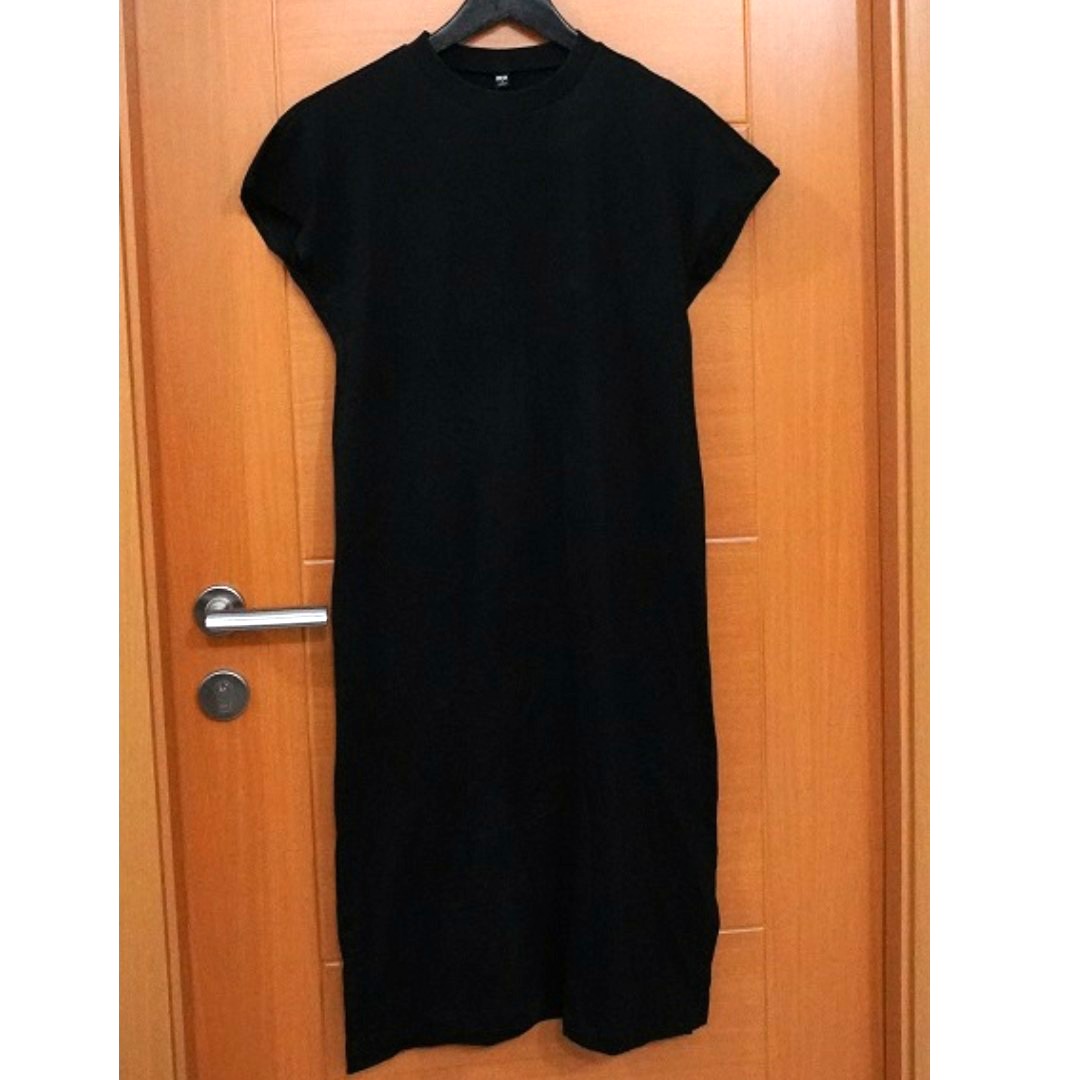 uniqlo mercerized french sleeve dress