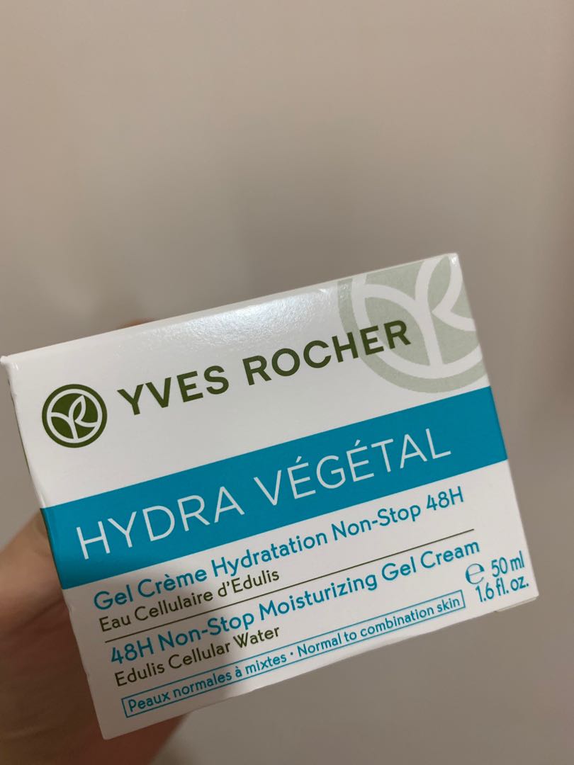 yves rocherhydra vegetal gel cream 50ml(全新), 美容＆化妝品, 健康及美容 皮膚護理, 面部 面部護理 Carousell