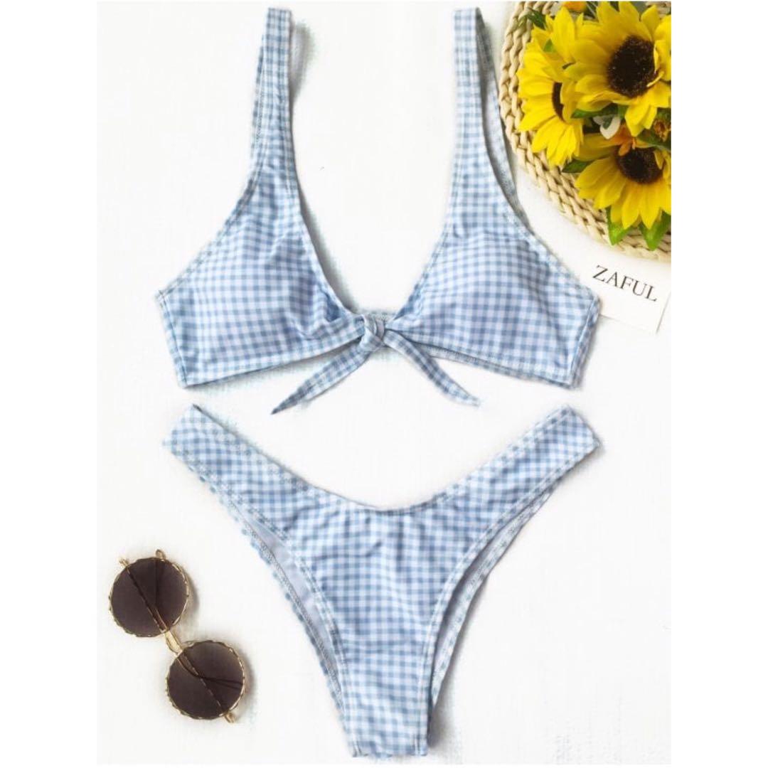 Zaful best sale gingham bikini