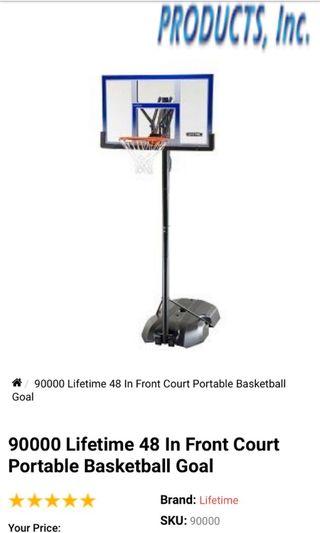 Basketball Portable Lifetime Other Sports Equipment Carousell