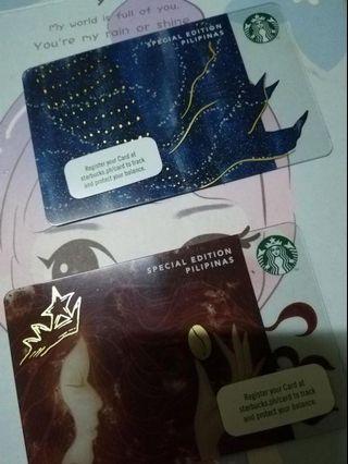 Set !Starbucks Pilipinas Special Edition planner cards