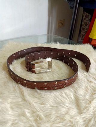 Authentic MK Studded Leather Belt