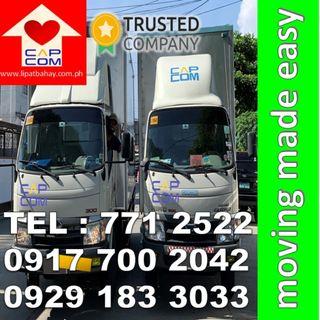 Lipat bahay trucking services 6 wheeler closed van truck for rent hire rental elf