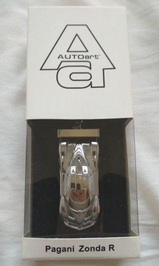 Autoart Pagani Zonda R aluminum keychain
