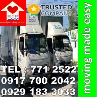 Trucking services 6 wheeler closed van house movers moving services lipat bahay