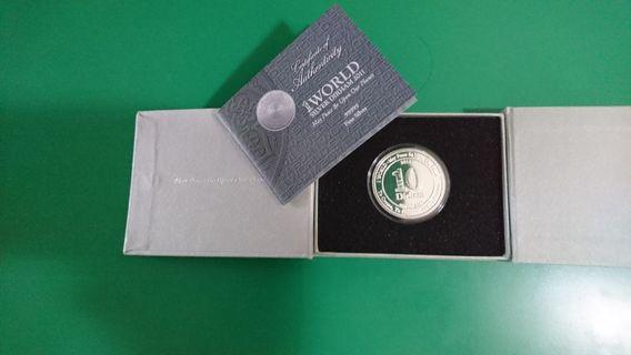 10 Dirham Silver 9999.9