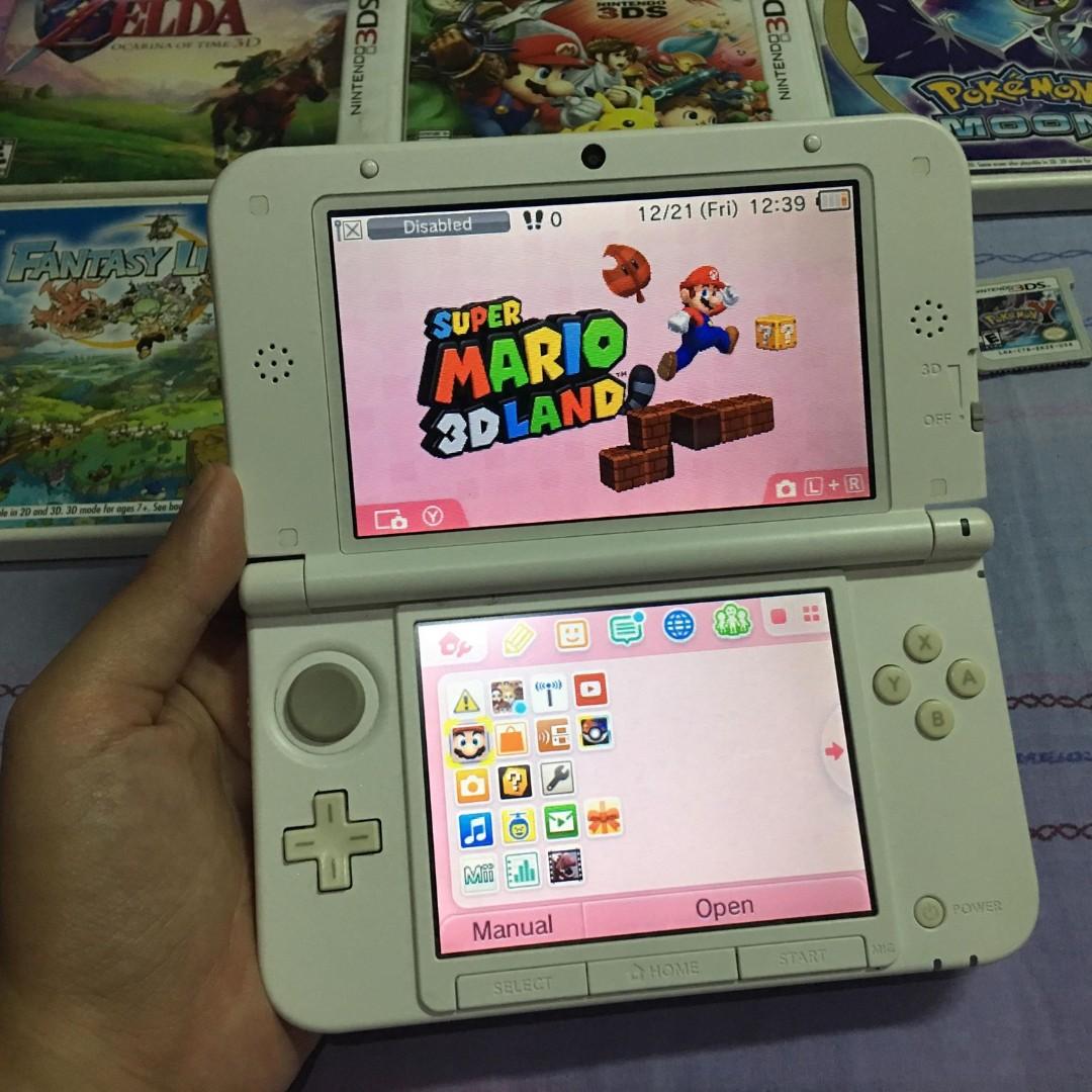 3ds Xl Pink With 7 Games Video Gaming Video Game Consoles On
