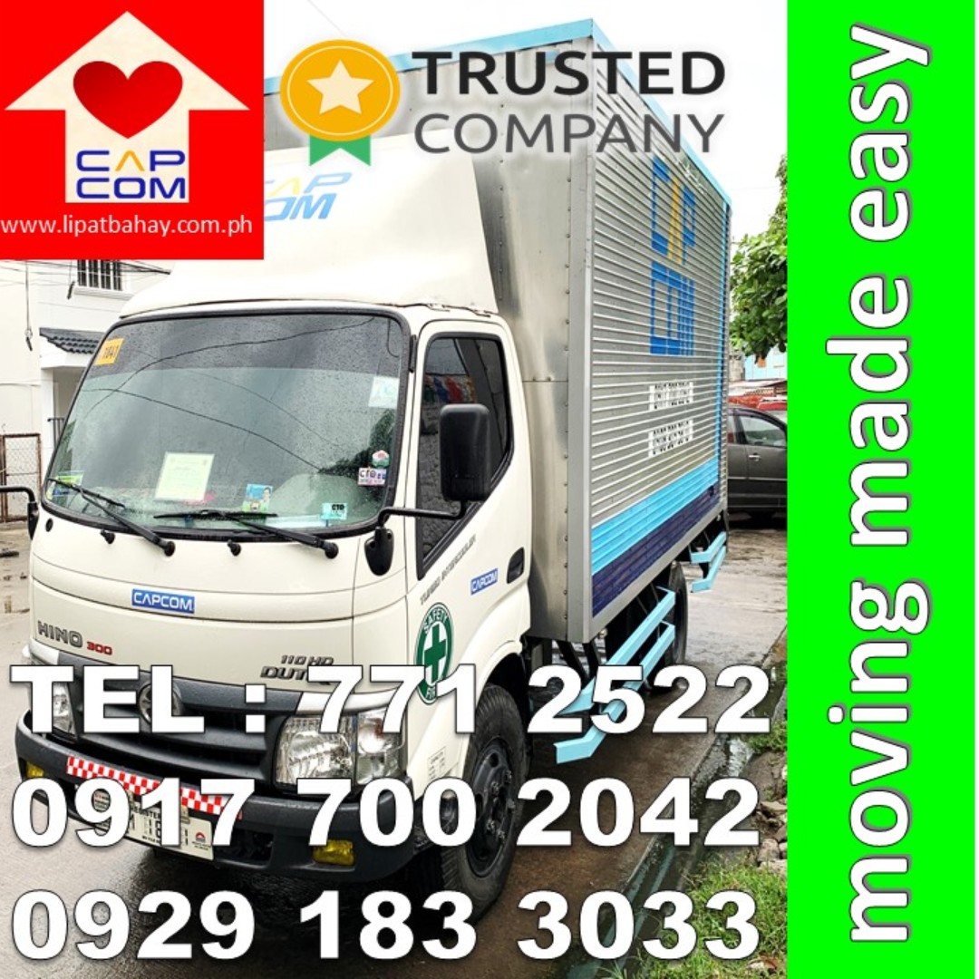 6 wheeler closed van truck for rent hire rental lipat bahay gamit condo office