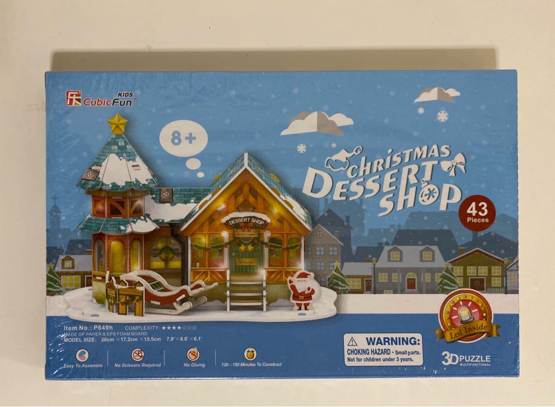 Art And Craft Diy Toy Gift Christmas Santa Shop House Paper And