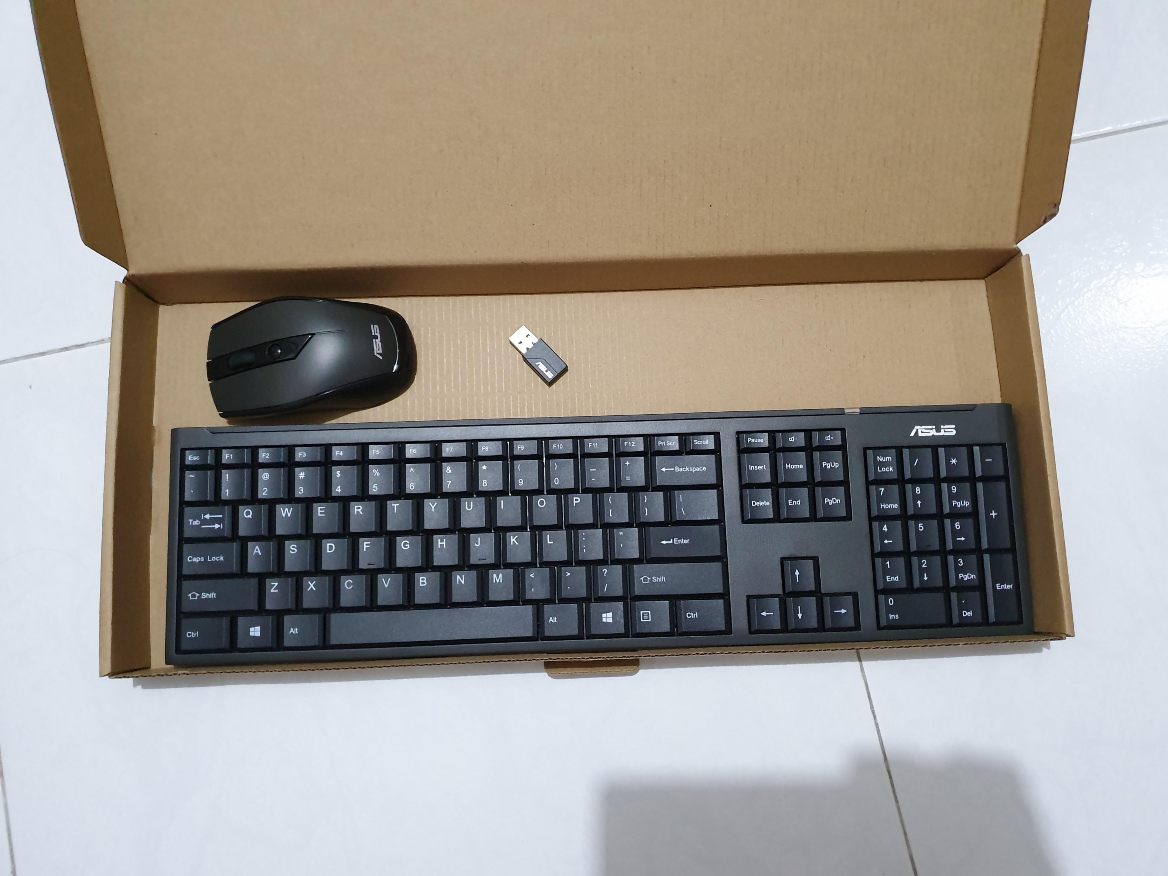 Asus Wireless Keyboard And Mouse Electronics Computer Parts Accessories On Carousell