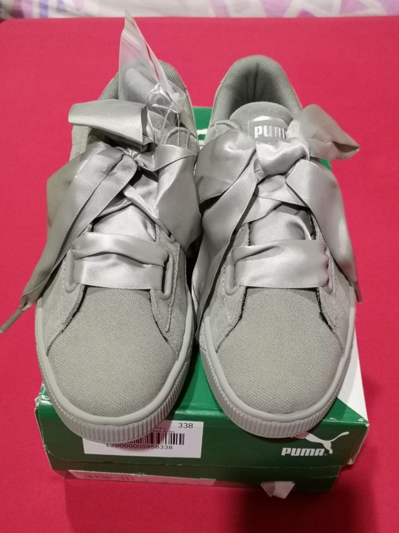 puma basket heart luxe