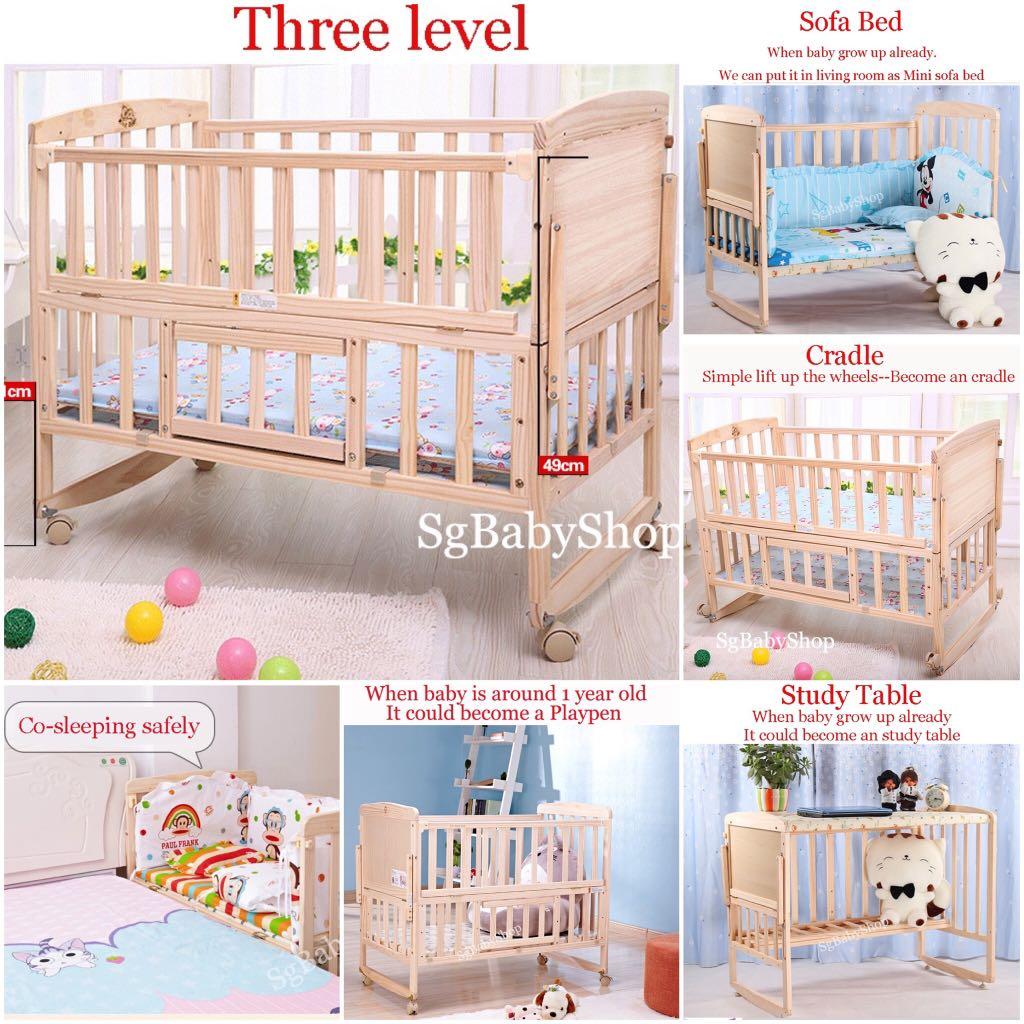 Baby sales cot promotion