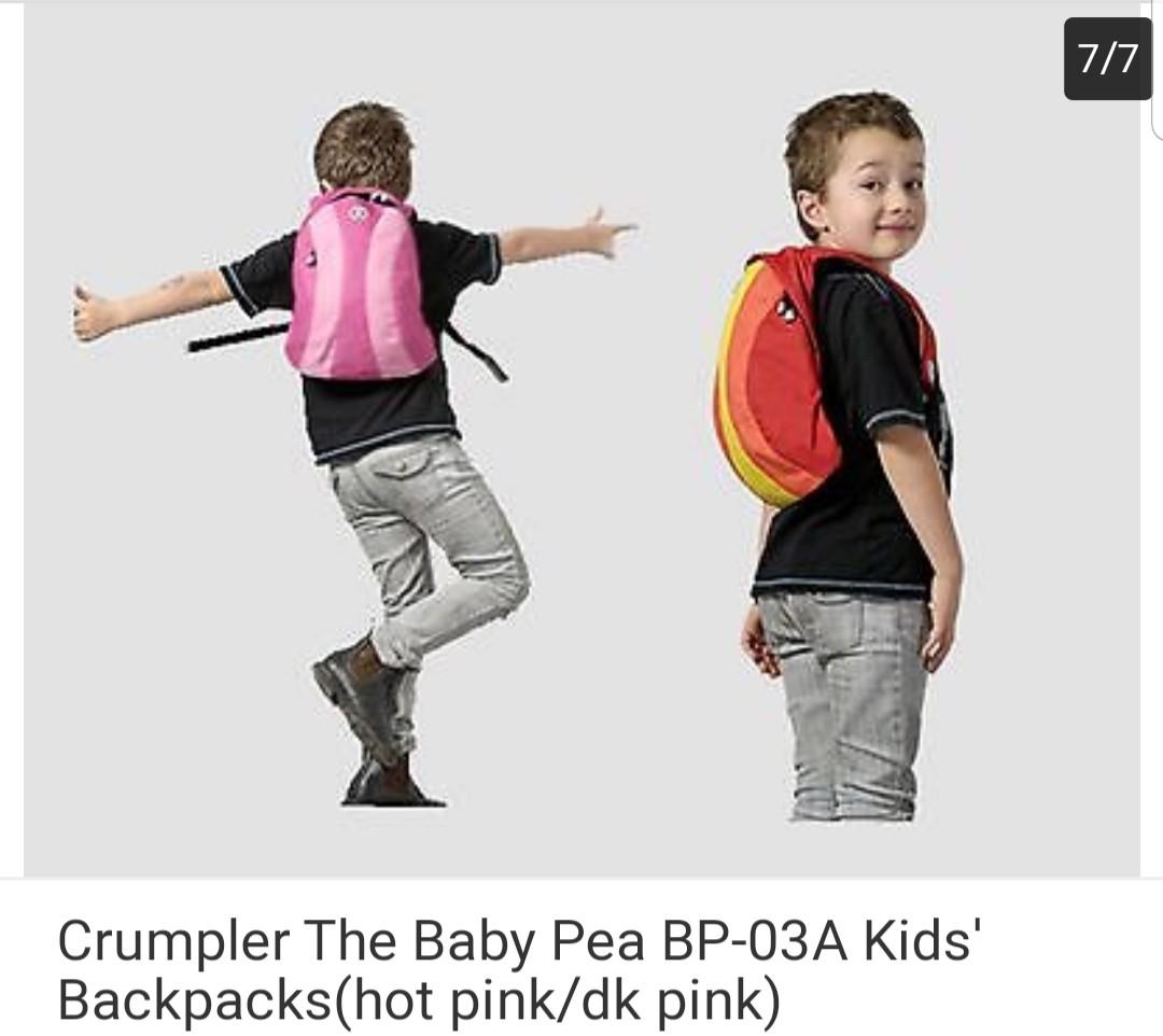 Backpack (Category: Diaper Bags & Wetbags) located in Singapore. Submitted by tq4viewing (Listing ID 202278439, Image 4). Description: : Authentic Crumpler Backpack : Still in very good condition : Suitable for girls age 3 to 7 years old,depend on built.