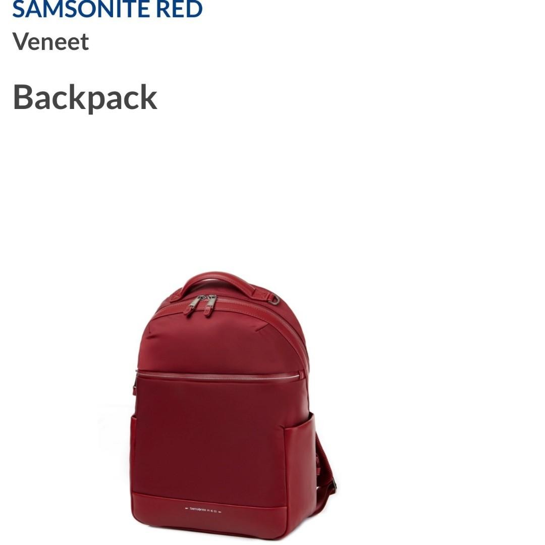 Samsonite red veneet hotsell backpack