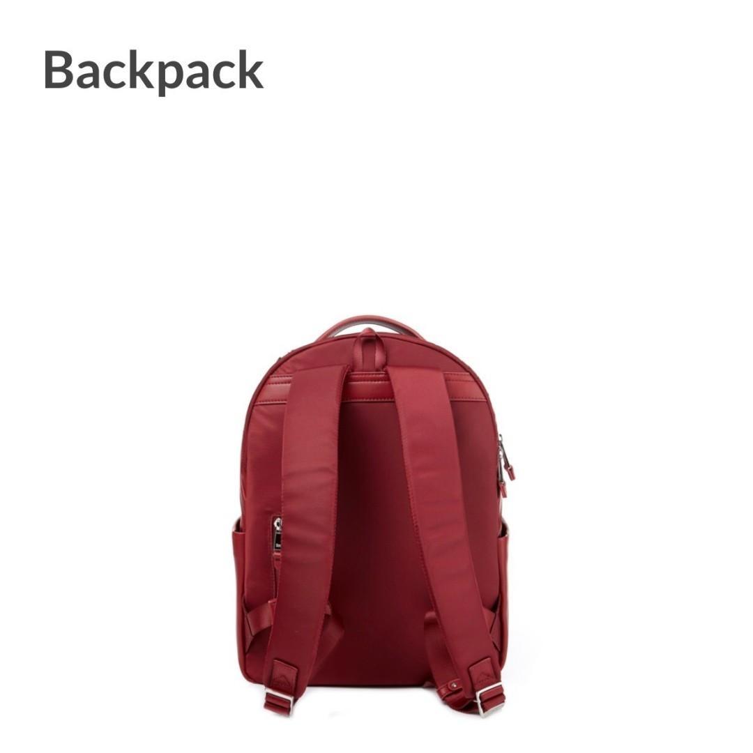 Samsonite red veneet backpack new arrivals