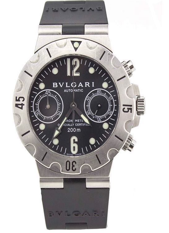 Bvlgari Diagono Scuba Chronometer Automatic Watch W0357 SCB 38S
